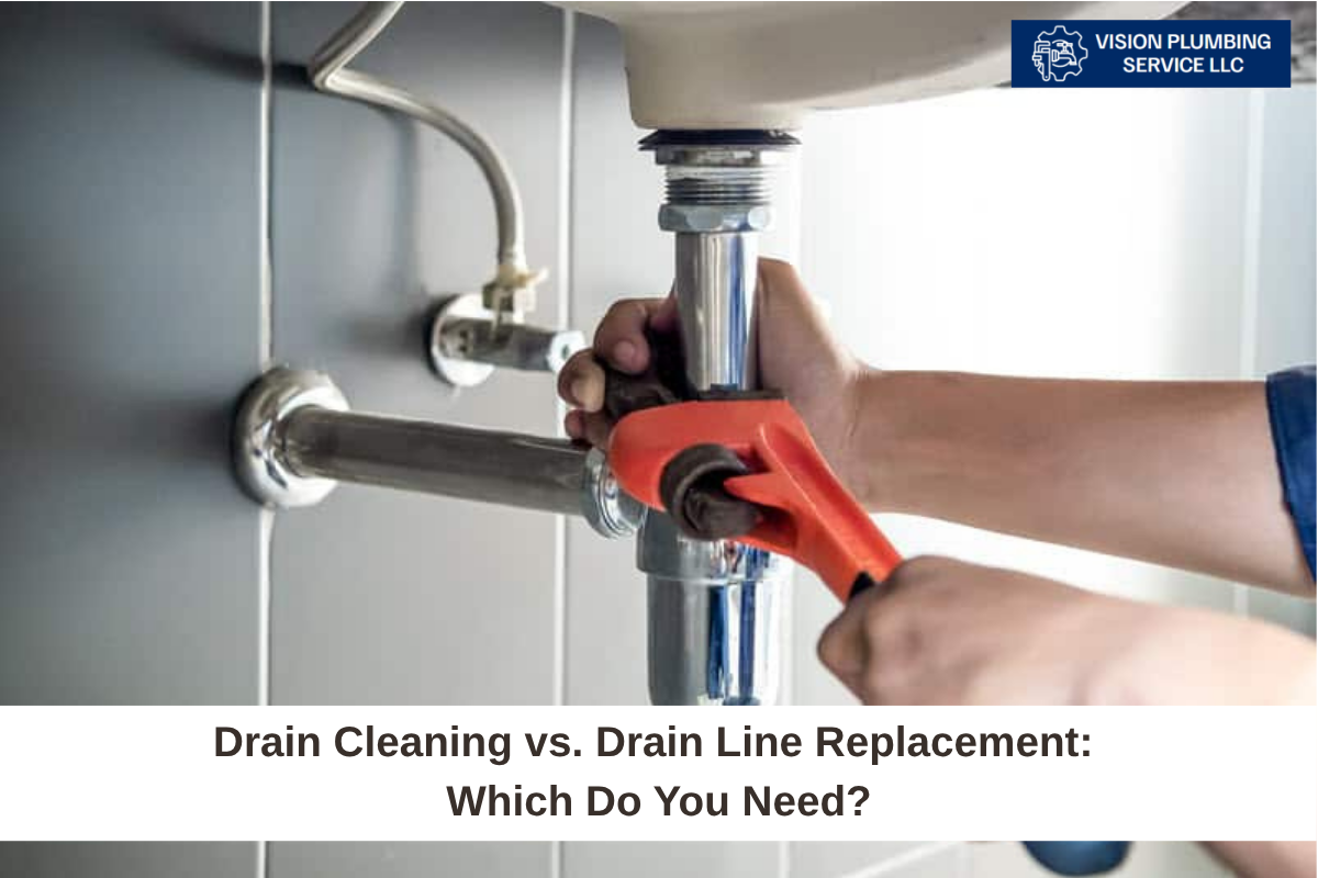 Drain Cleaning vs. Drain Line Replacement:
